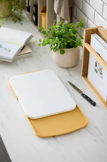 Planche à découper avec plateaux Separa - Curry, 39x26 cm - Rosti