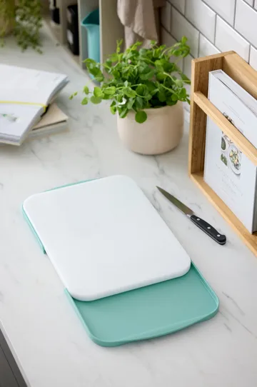 Planche à découper avec plateaux Separa - Nordic green, 39×26 cm - Rosti