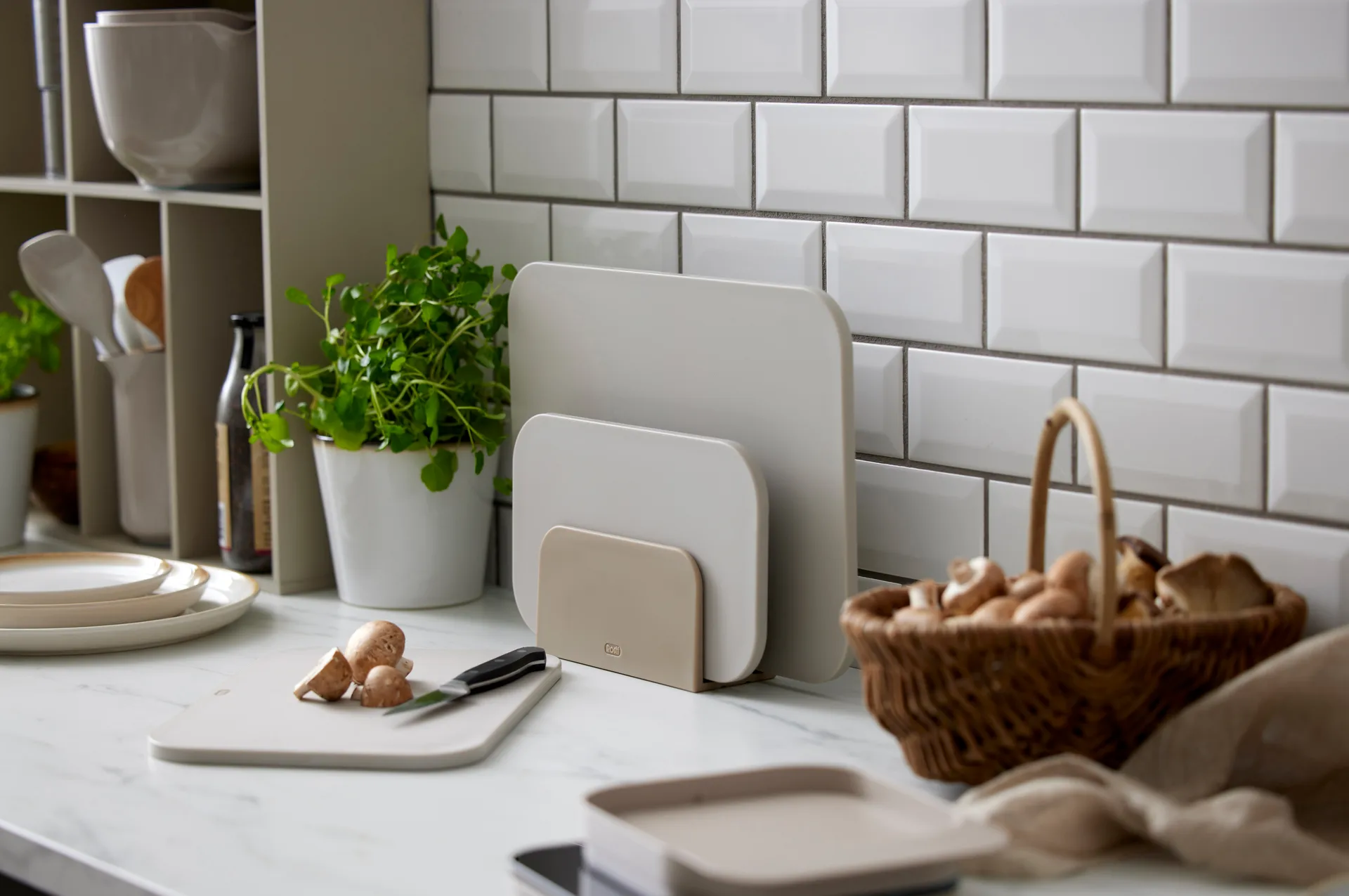 Planche à découper Choptima L 25,5x35,5 cm, Humus Rosti