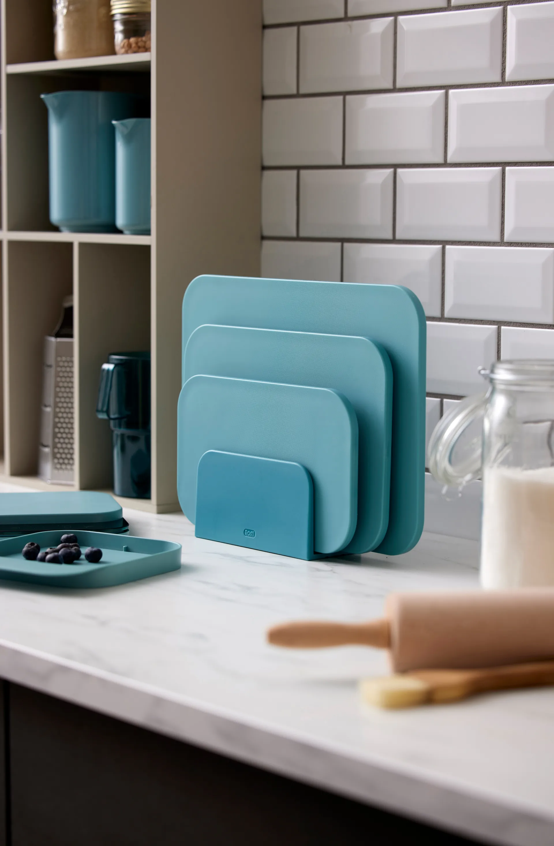 Planche à découper Choptima L 25,5x35,5 cm, Nordic green Rosti