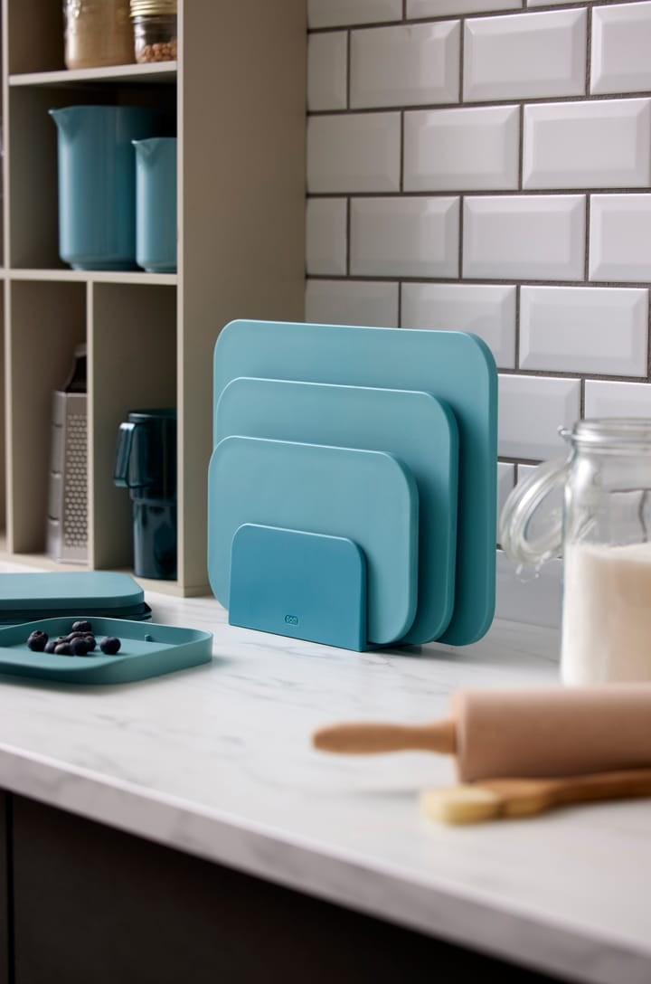 Planche à découper Choptima, set de 3 pièces et support, Nordic green Rosti