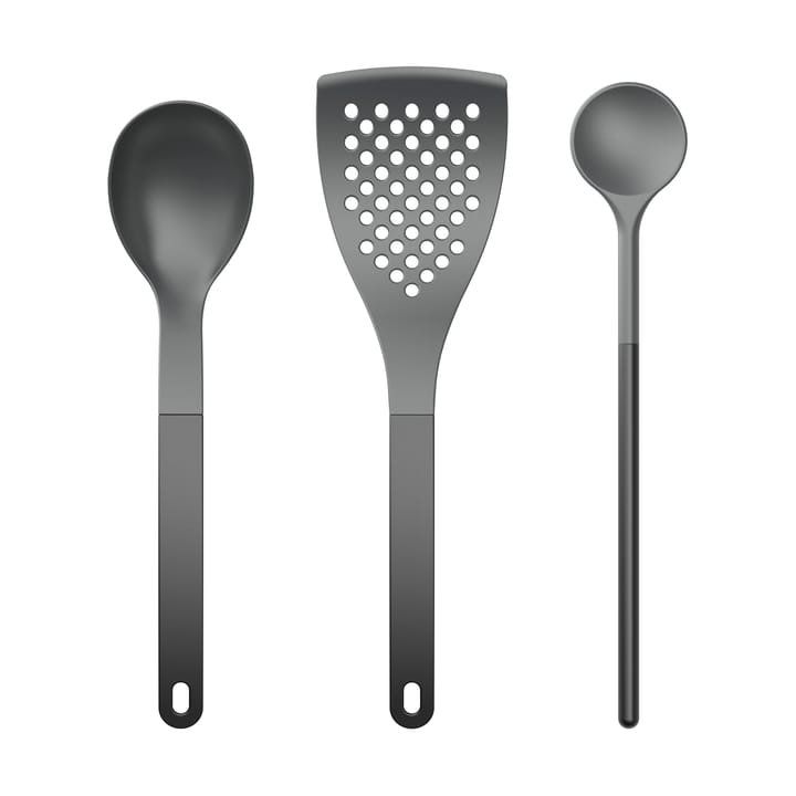 Ustensiles de cuisine Optima 1, 3 pièces, Nylon noir Rosti