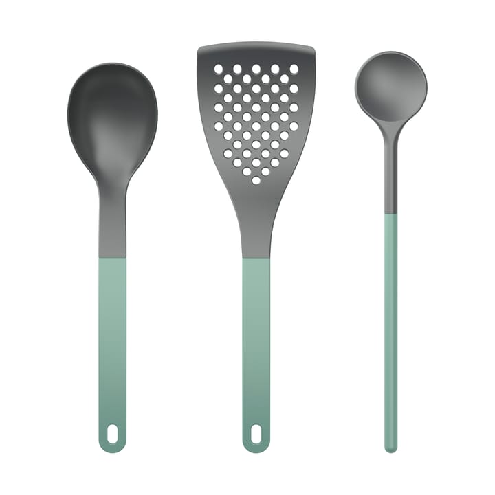 Ustensiles de cuisine Optima 1, 3 pièces - Nylon vert nordique - Rosti