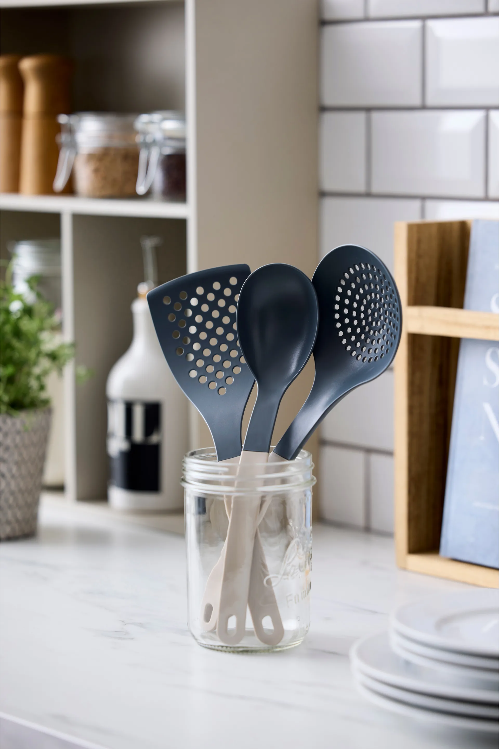 Ustensiles de cuisine Optima 2, 3 pièces, Humus en nylon Rosti