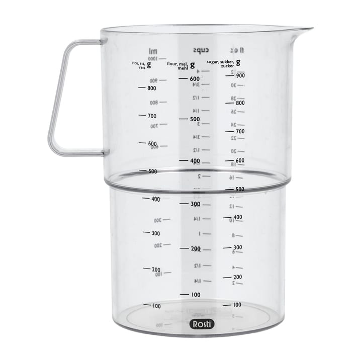 Verre doseur Mensura 1 l, Transparent Rosti