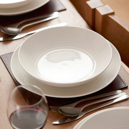 Assiette creuse Maze 24 cm, blanc Royal Doulton