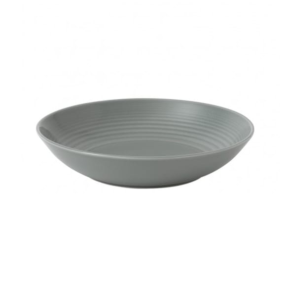 Assiette creuse Maze 24 cm - gris foncé - Royal Doulton