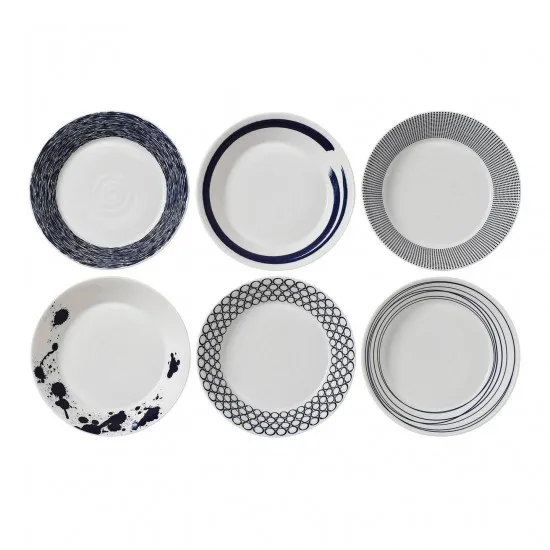 Assiette creuse Pacific, 6 pièces, 22 cm Royal Doulton