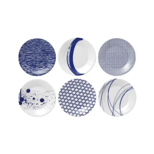 Assiette Pacific, bleu 6 pièces, 16 cm Royal Doulton