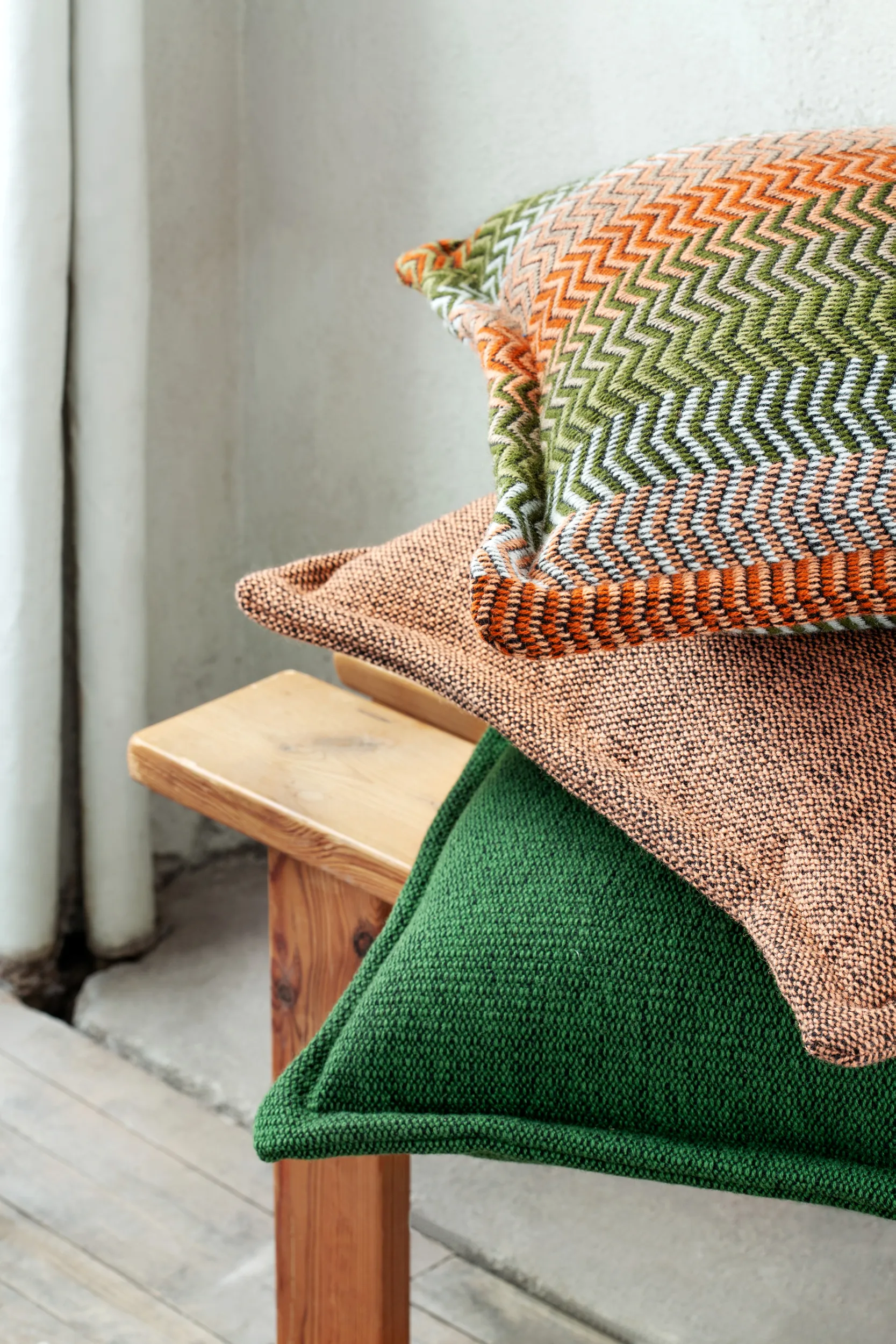 Coussin Fri 60x60 cm, Harvest Røros Tweed