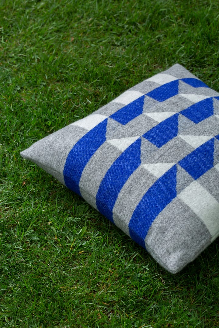 Coussin Kvam 50x50 cm - Blue - Røros Tweed