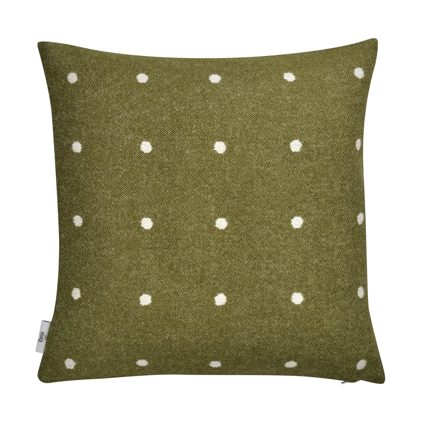Coussin Pastille 50x50 cm, Green moss Røros Tweed