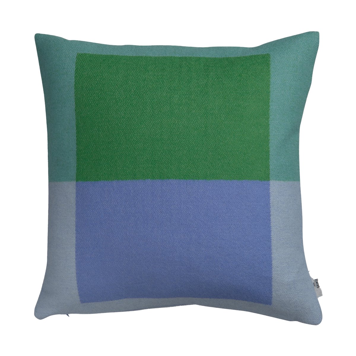 Roros Tweed Coussin Syndin 50x50 cm Glacier | Design Scandinave | Coussins | Bleu