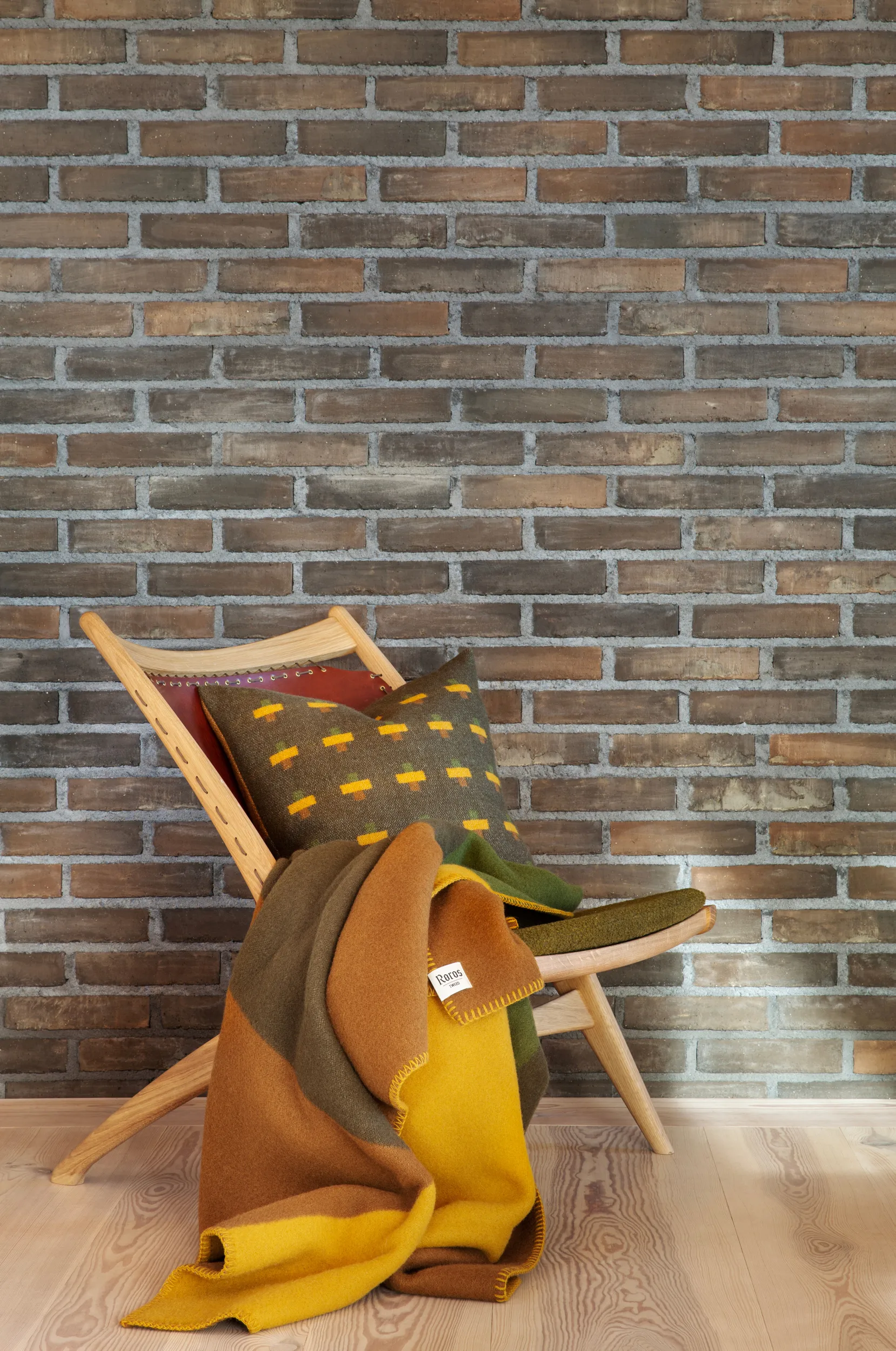 Coussin Syndin 50x50 cm, Moorland Røros Tweed