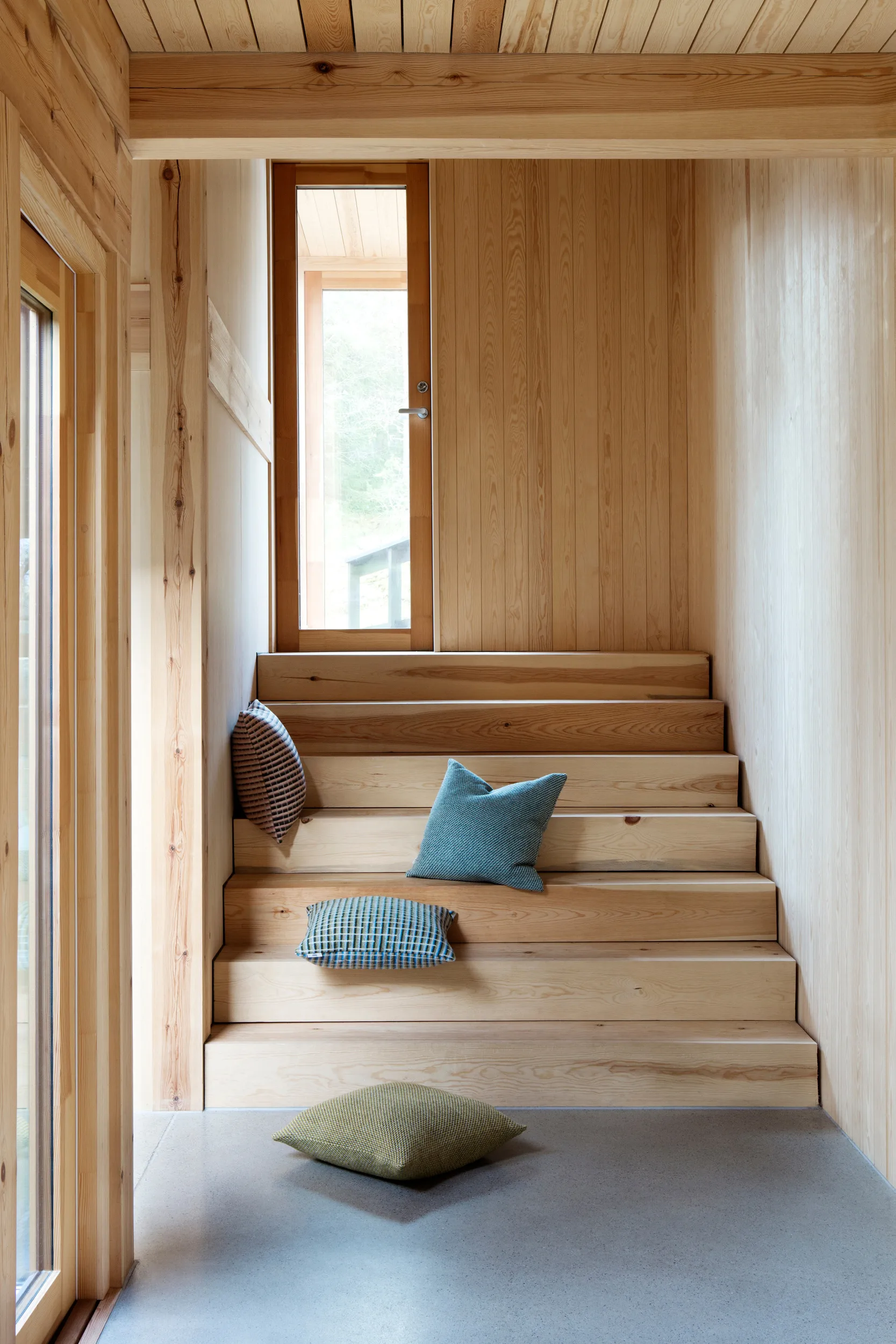 Coussin Una 50x50 cm, Blue Røros Tweed