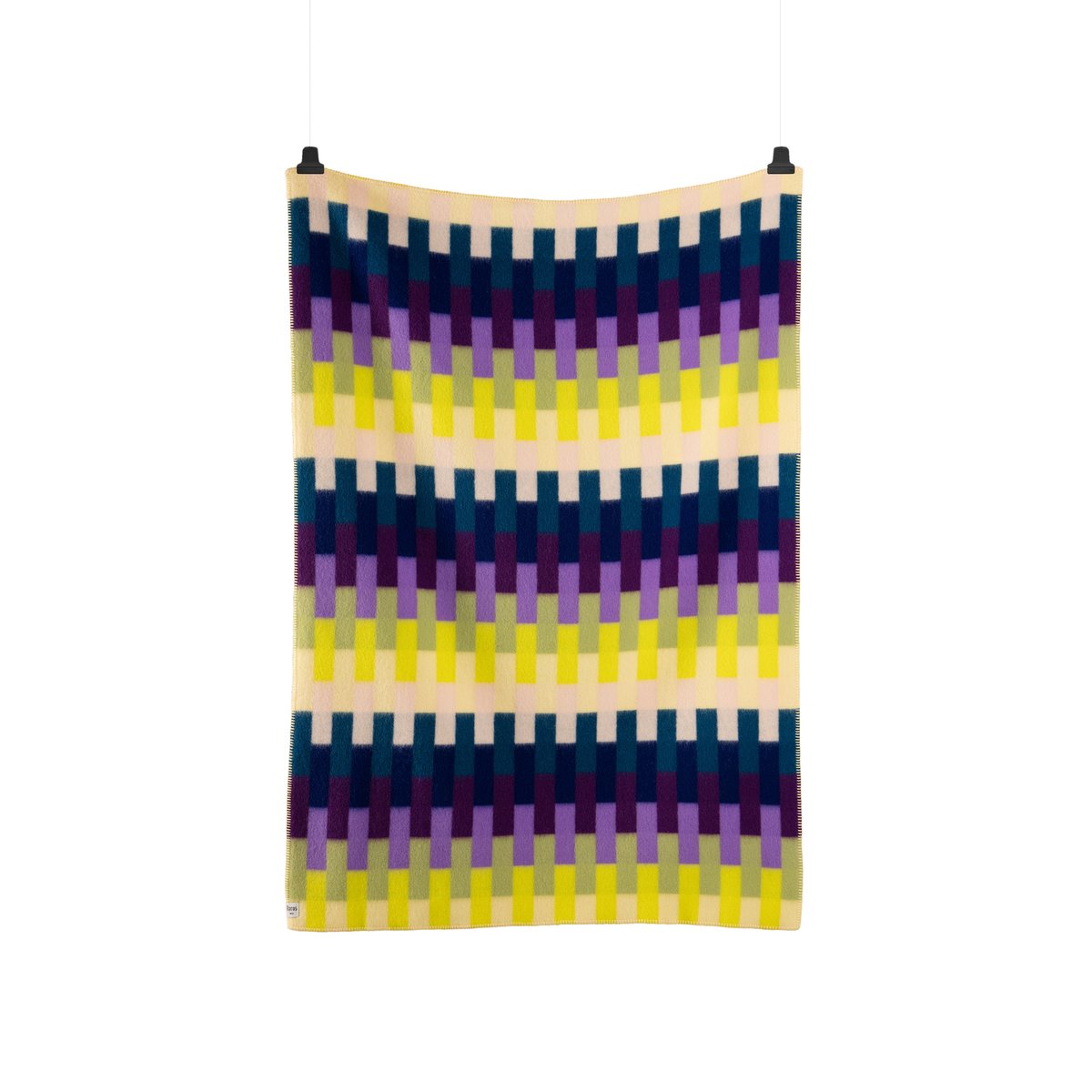 Rros Tweed Plaid Åsmund bold 135x200 cm Yellow-blue