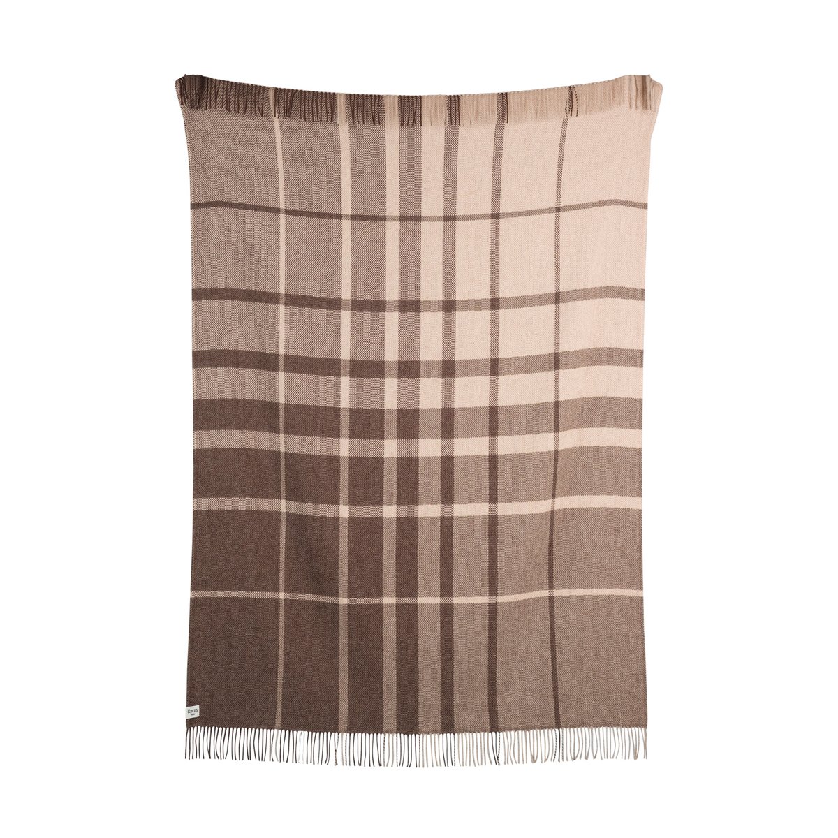 Roros Tweed Plaid Filos 145x220 cm Brown | Design Scandinave | Plaids & couvertures en laine | Marron