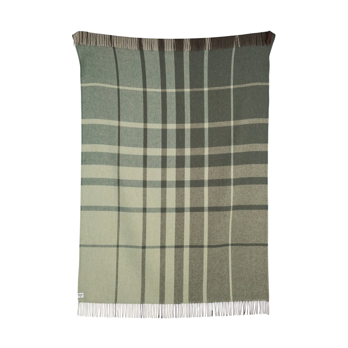 Roros Tweed Plaid Filos 145x220 cm Green | Design Scandinave | Plaids & couvertures en laine | Vert