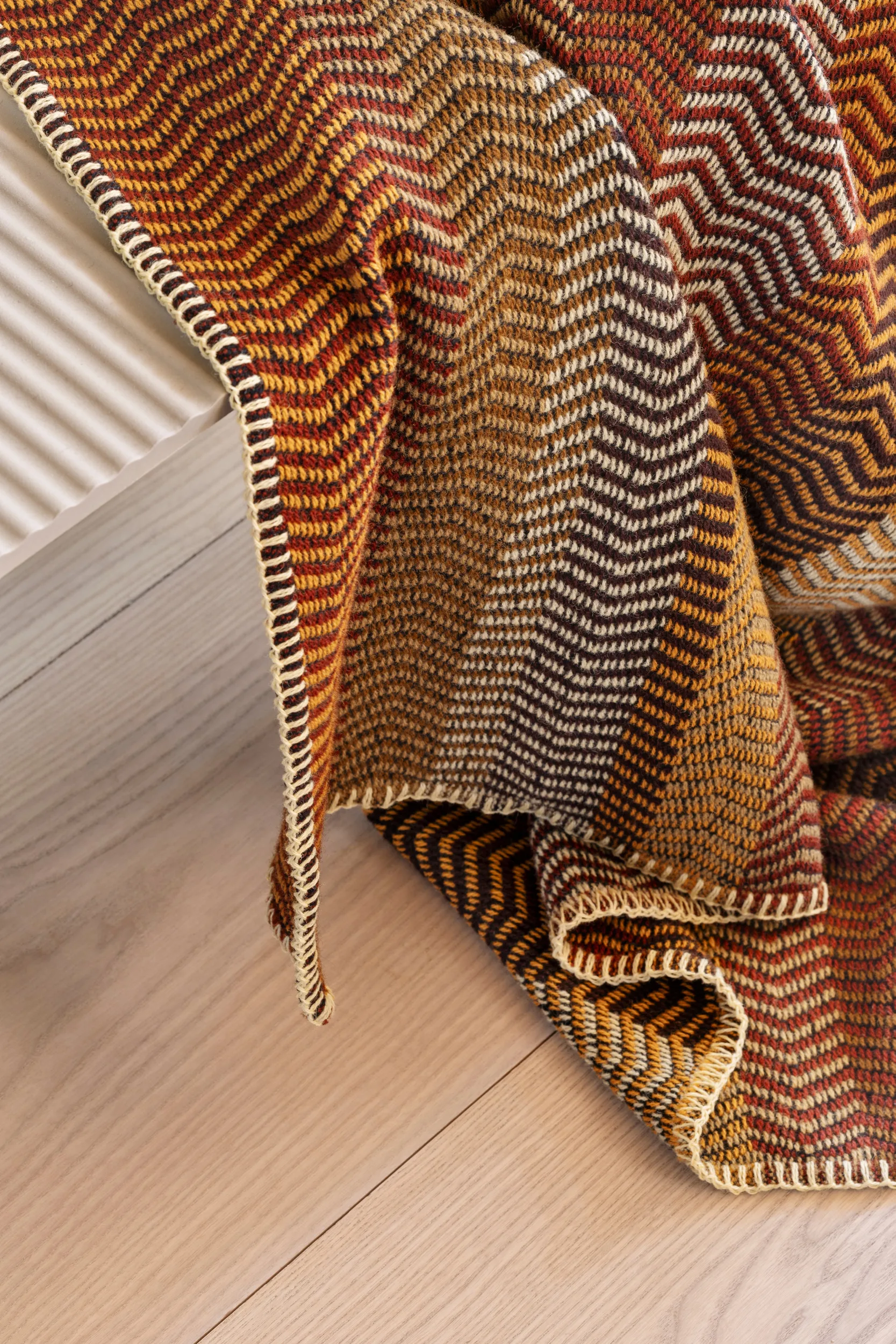 Plaid Fri 150x200 cm, Champ de chaume Røros Tweed