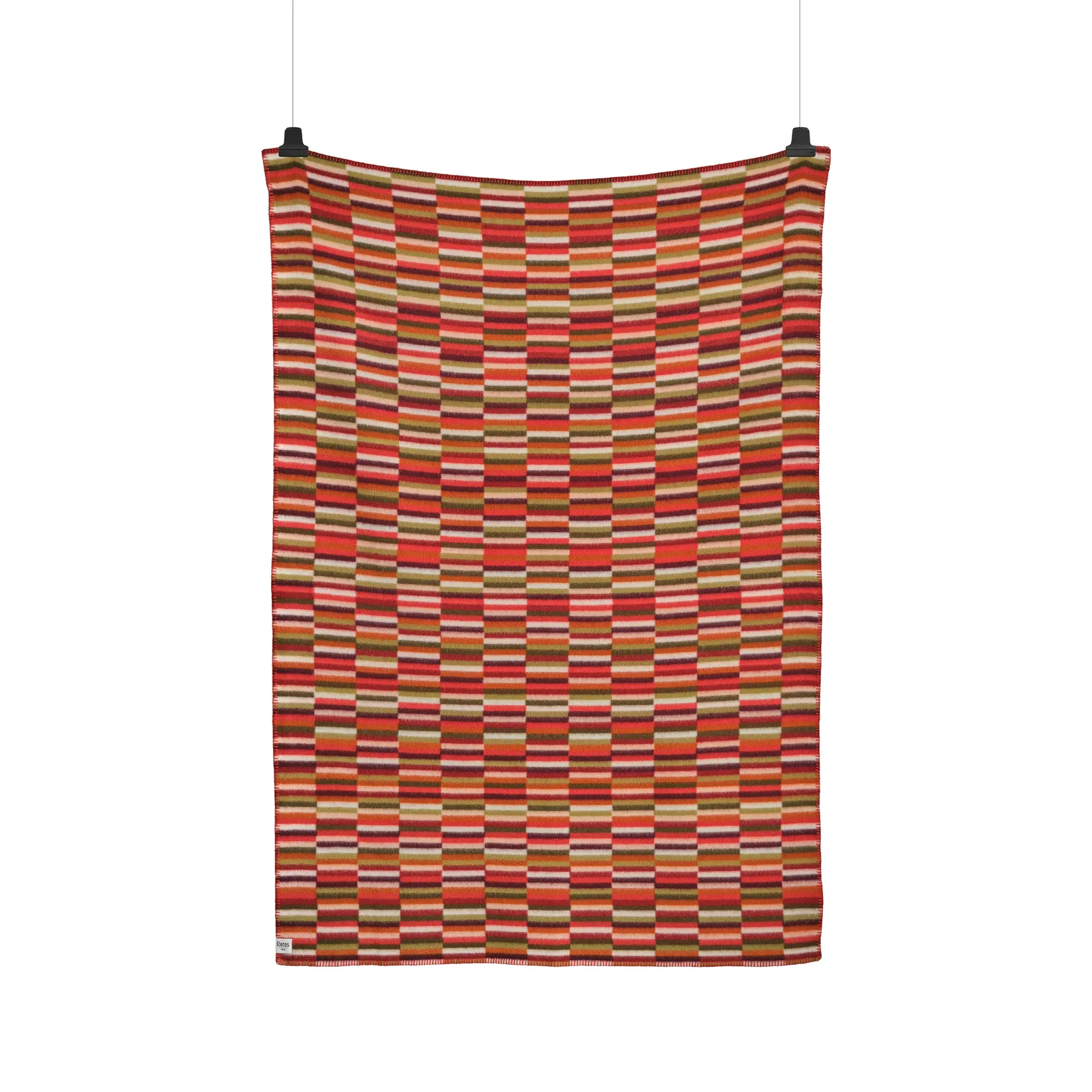 Plaid Ida 135x200 cm, Red shades Røros Tweed