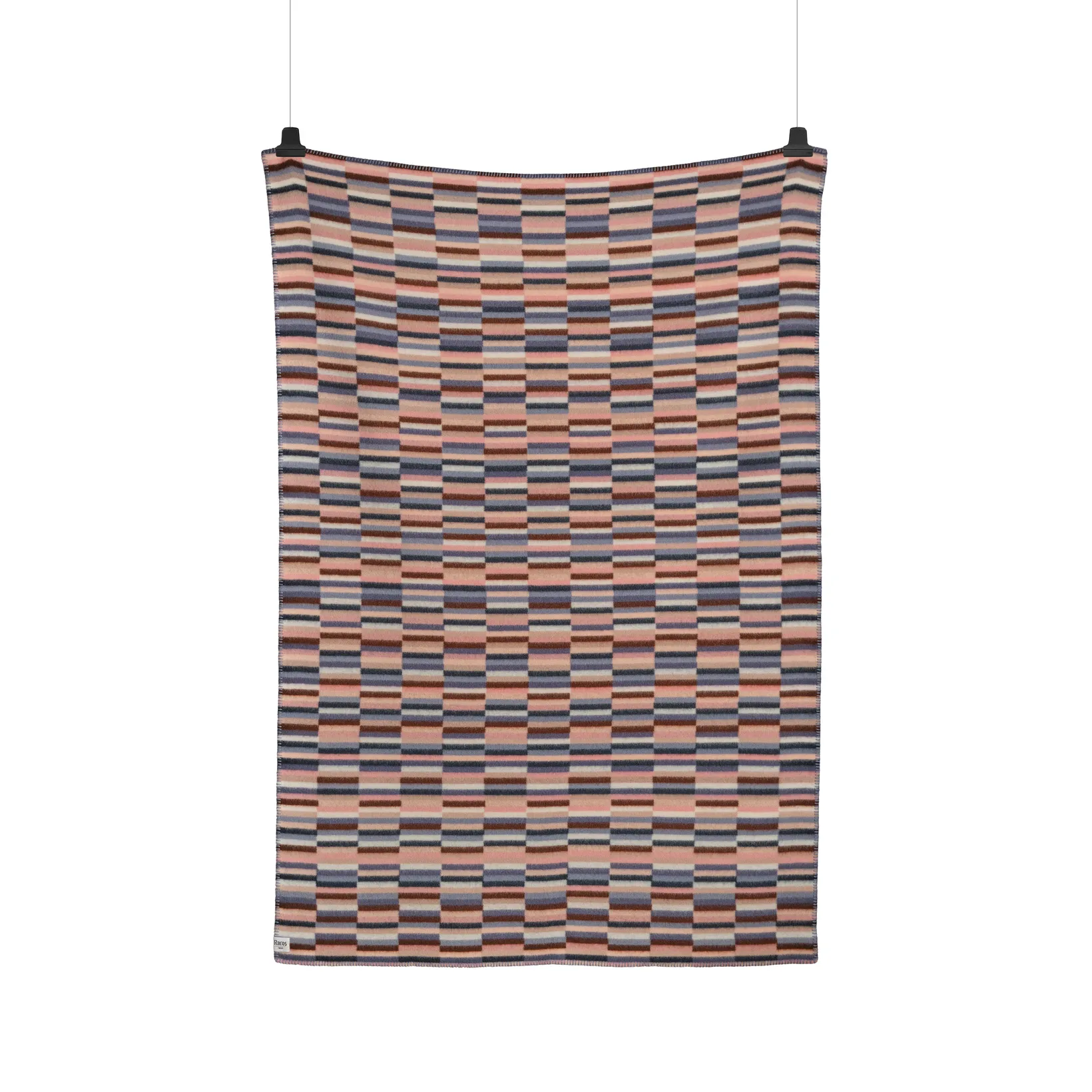 Plaid Ida 135x200 cm, Rosa blue Røros Tweed