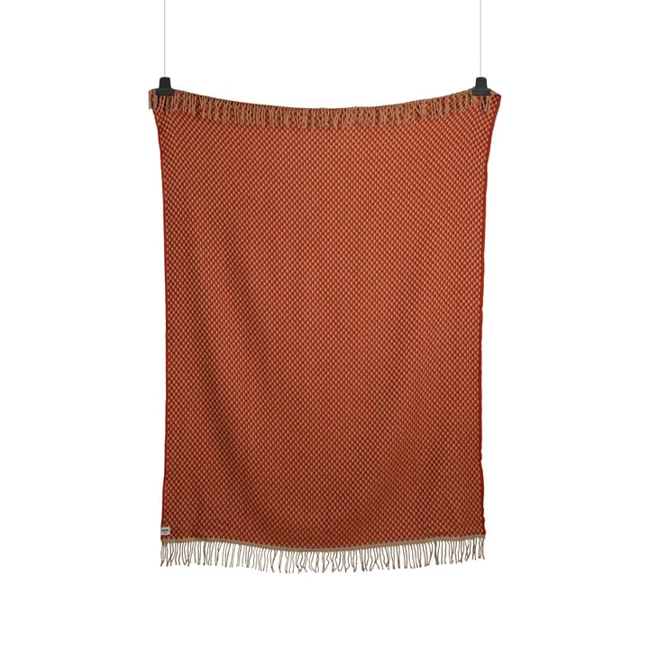 Plaid Isak 150x210 cm - Red sumac - Røros Tweed