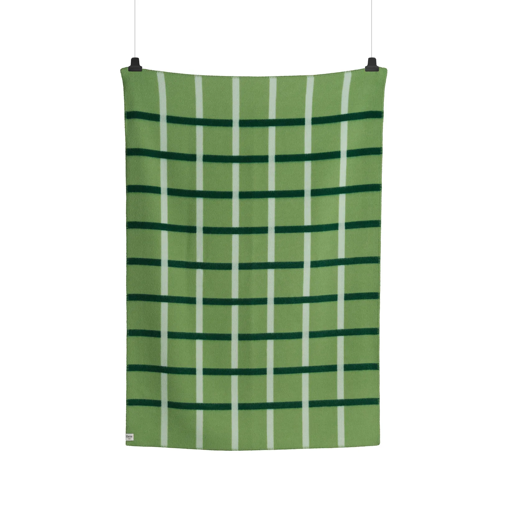 Plaid Knut 135x200 cm, Field green Røros Tweed