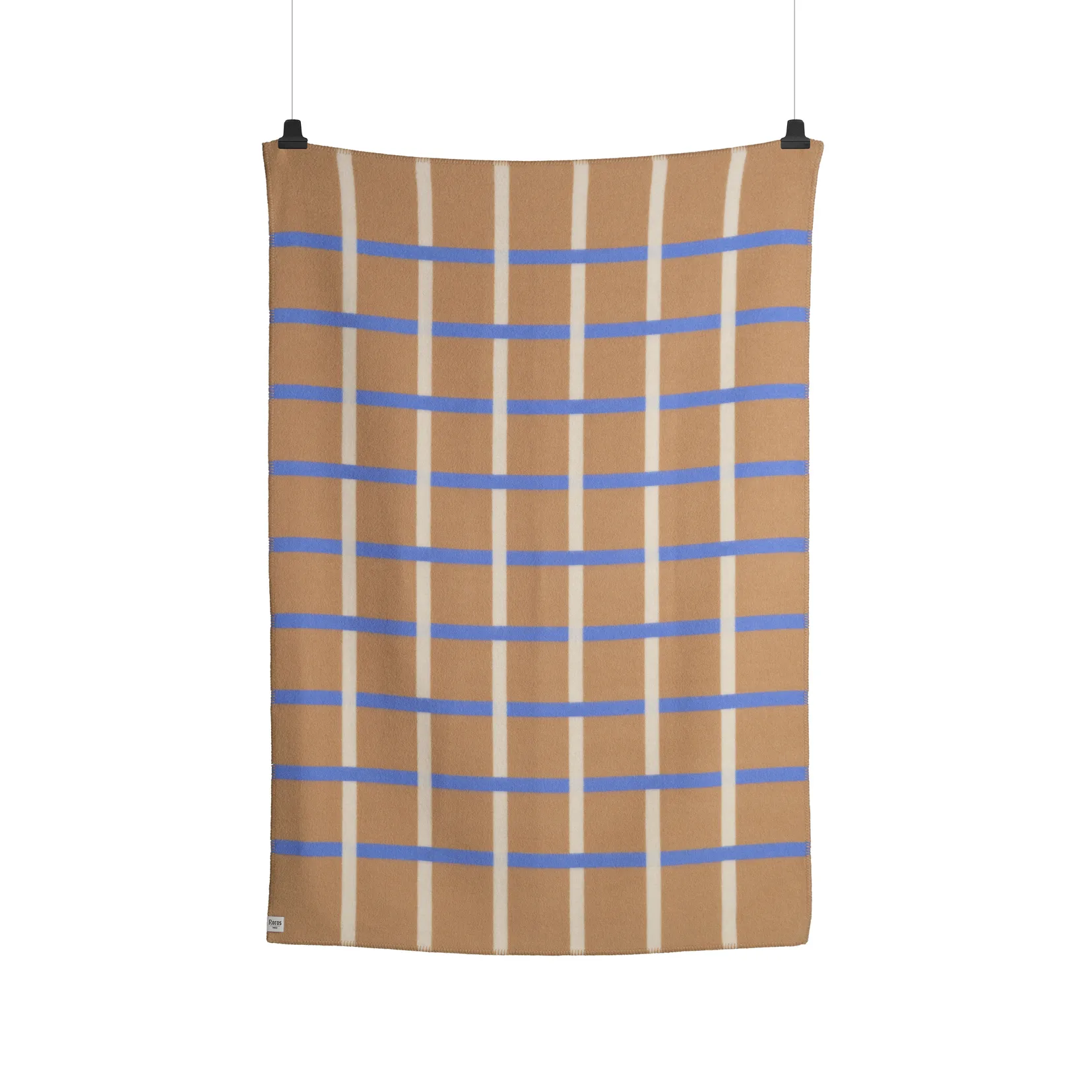 Plaid Knut 135x200 cm, Taupe Røros Tweed