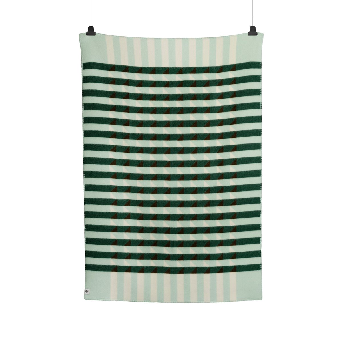Roros Tweed Plaid Kvam 135x200 cm Green | Design Scandinave | Plaids & couvertures en laine | Vert
