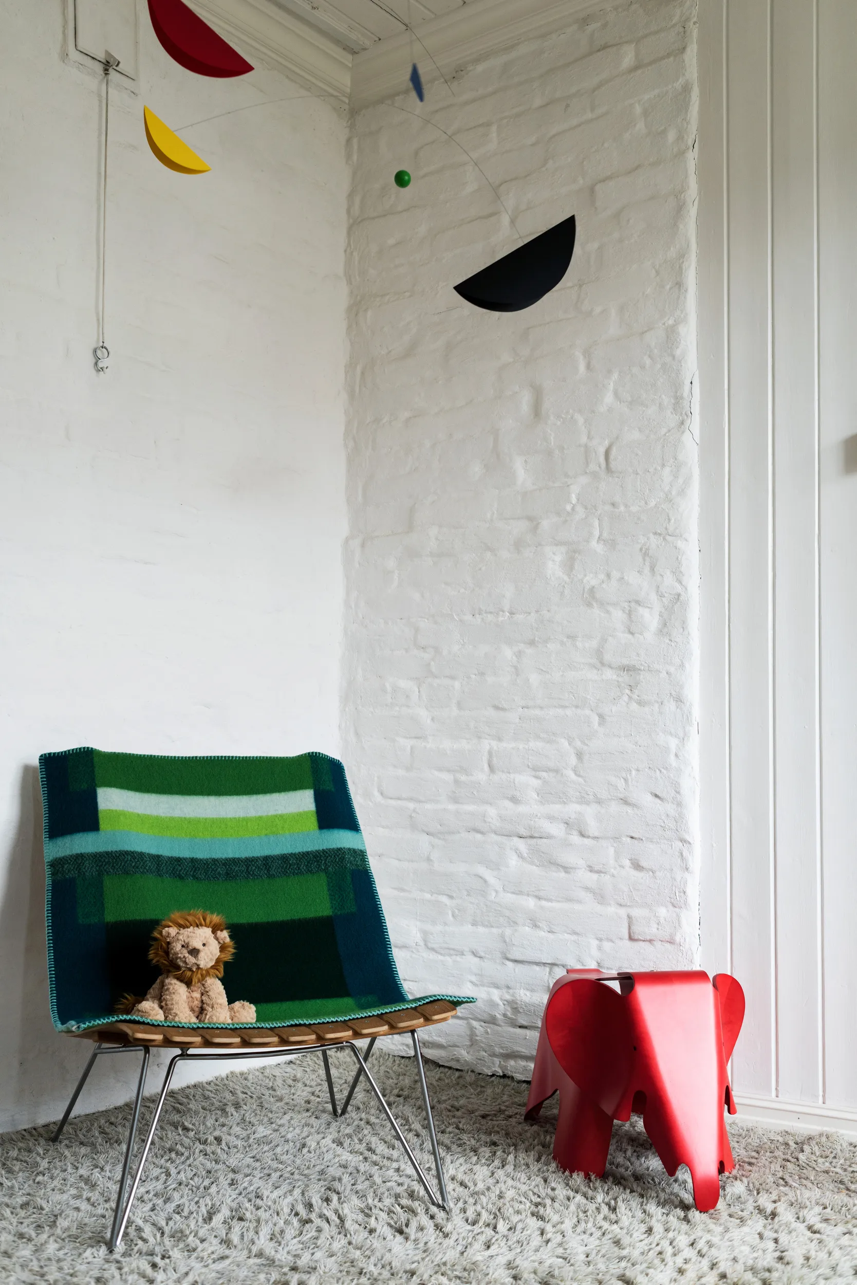 Plaid Mikkel 135x200 cm, Green Røros Tweed