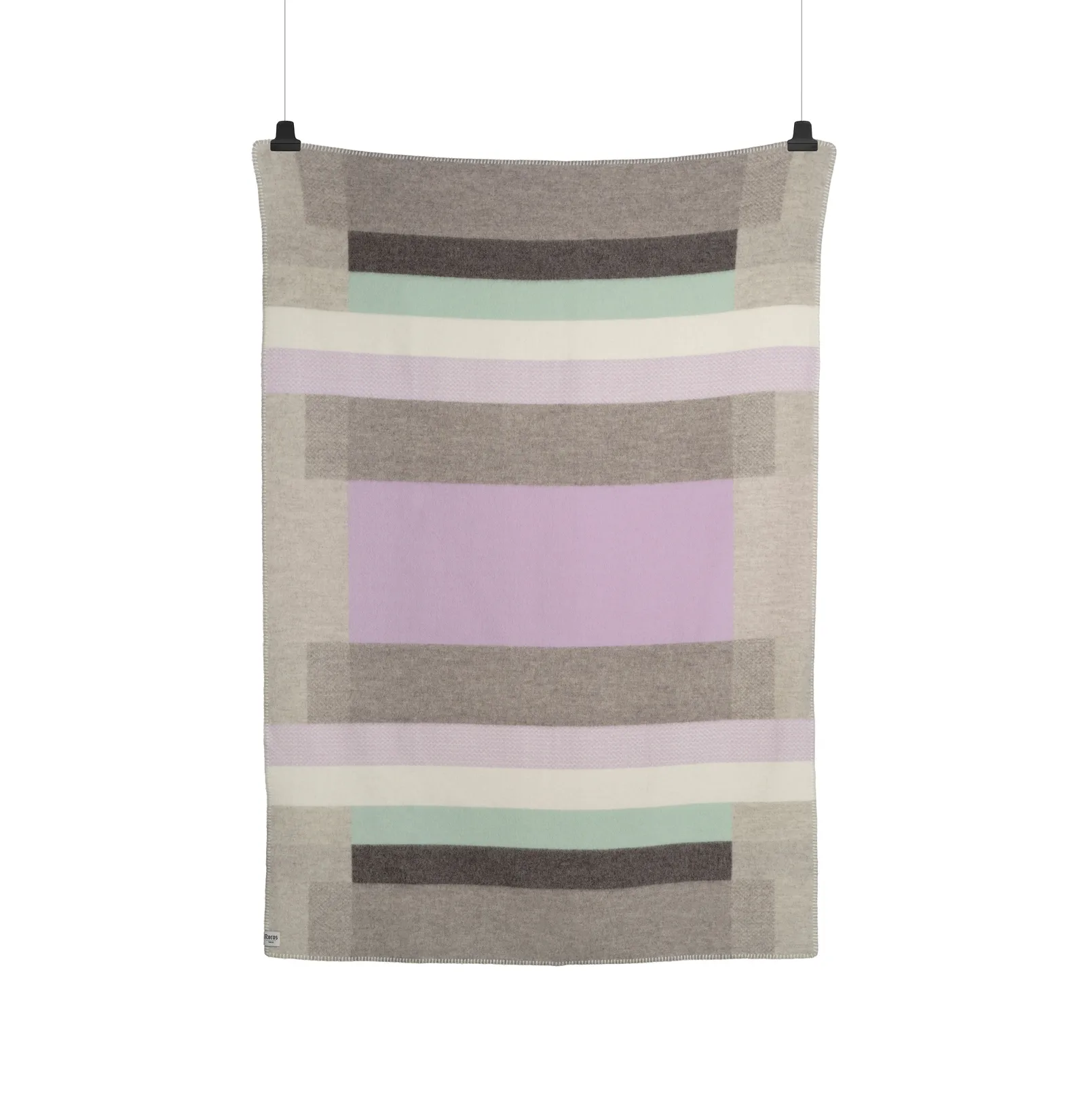 Plaid Mikkel 135x200 cm, Grey Røros Tweed