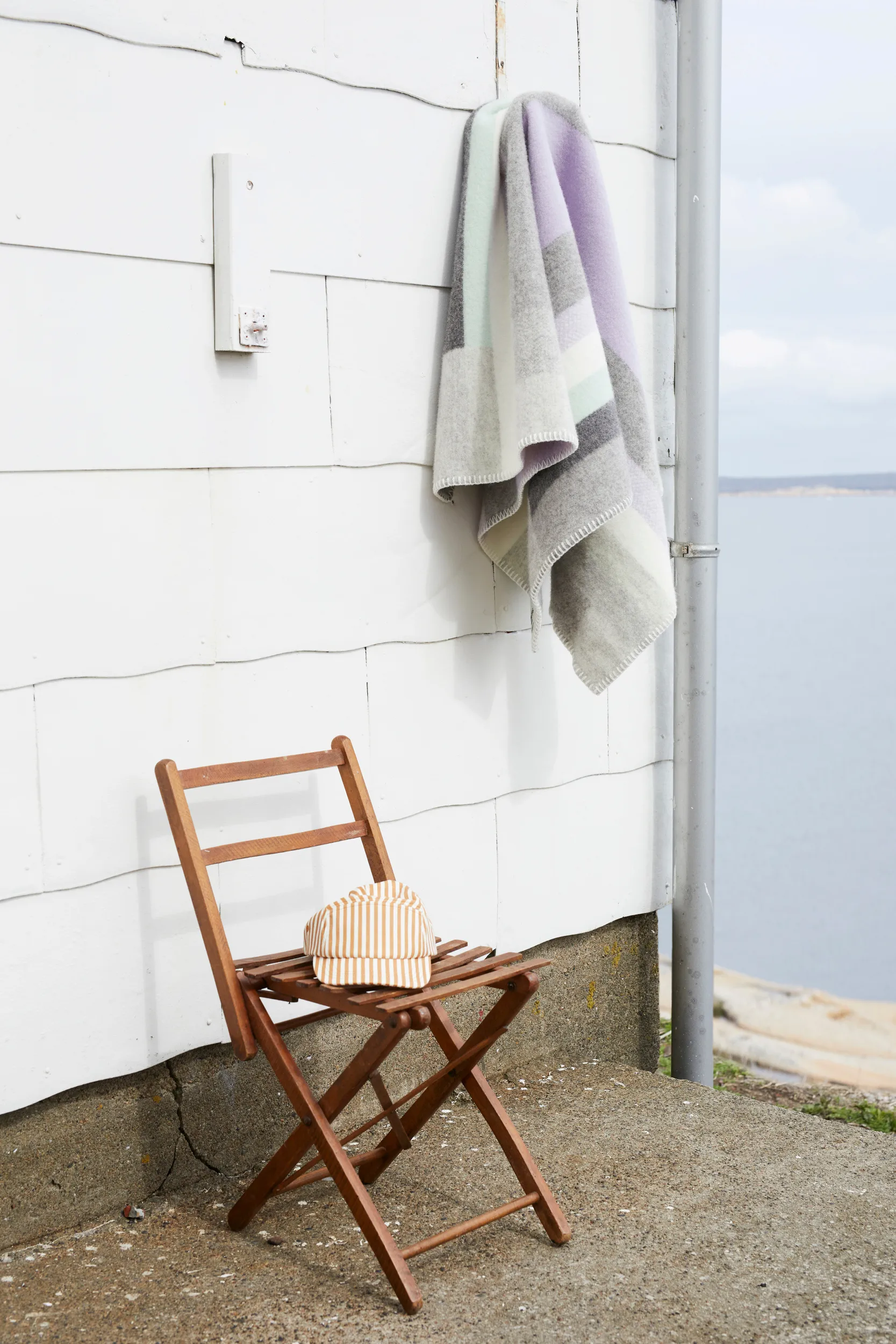 Plaid Mikkel 135x200 cm, Grey Røros Tweed