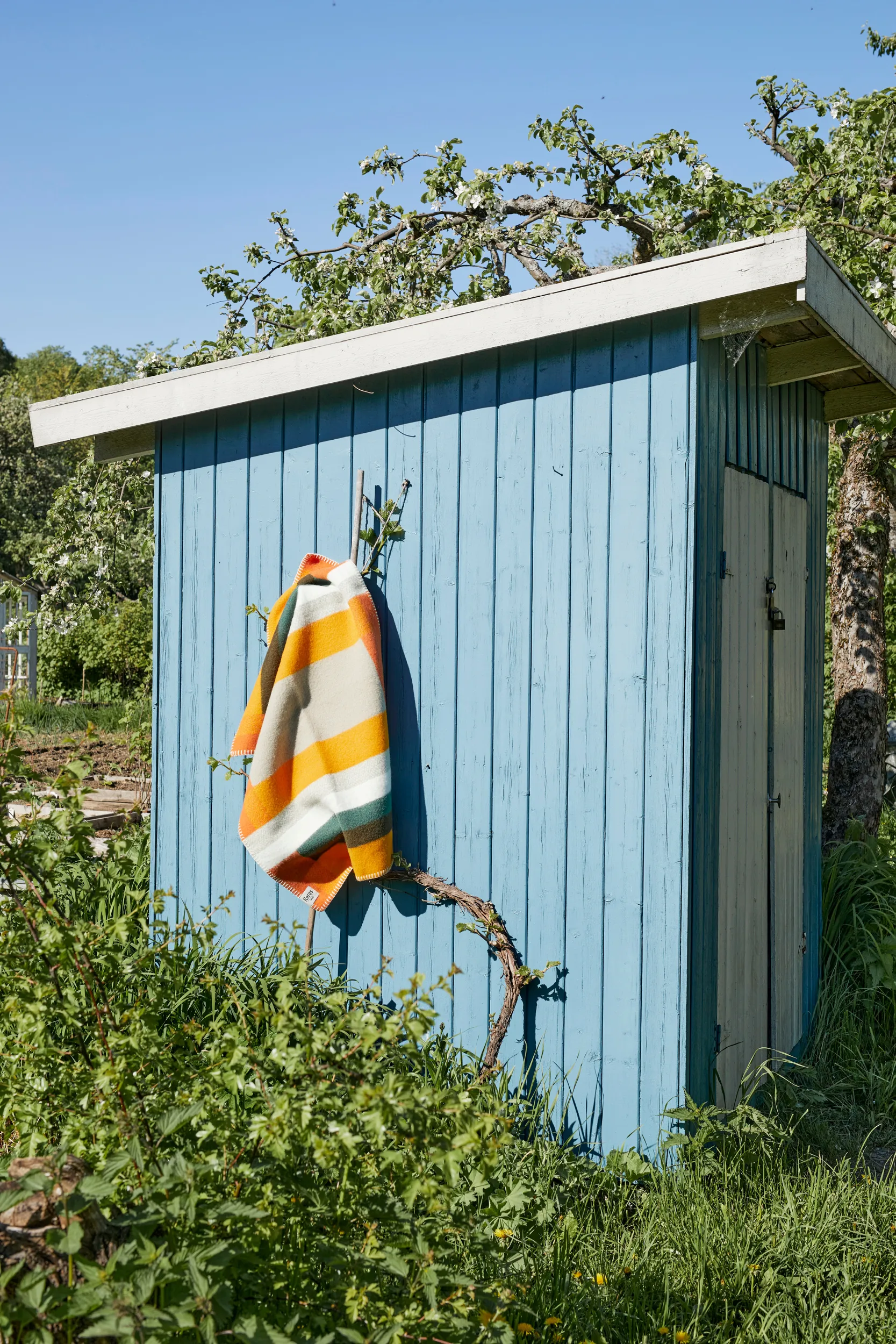 Plaid Mikkel 135x200 cm, Orange Røros Tweed