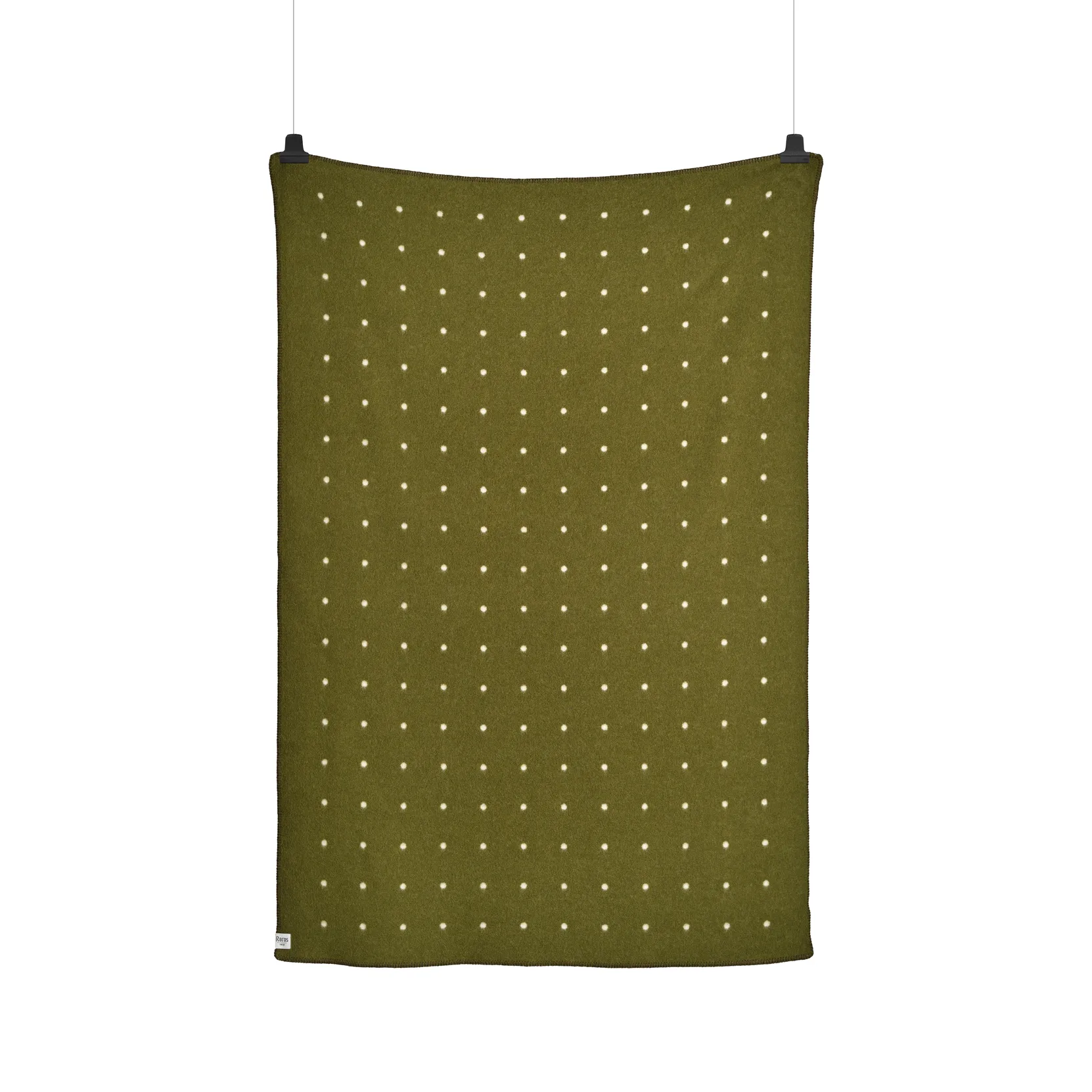 Plaid Pastille 135x200 cm, Green moss Røros Tweed