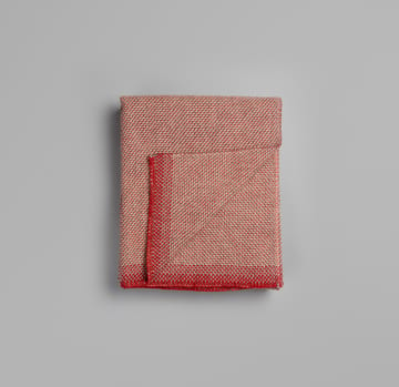 Plaid Una 150x200 cm - Light red - Røros Tweed