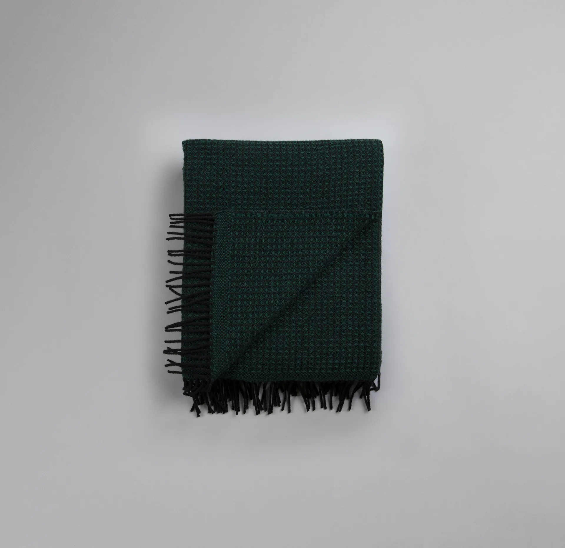Plaid Vega 150x210 cm, Dark green Røros Tweed