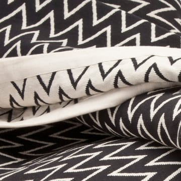 Couvre-lit Zigzag noir - 260x260 cm - Ørskov