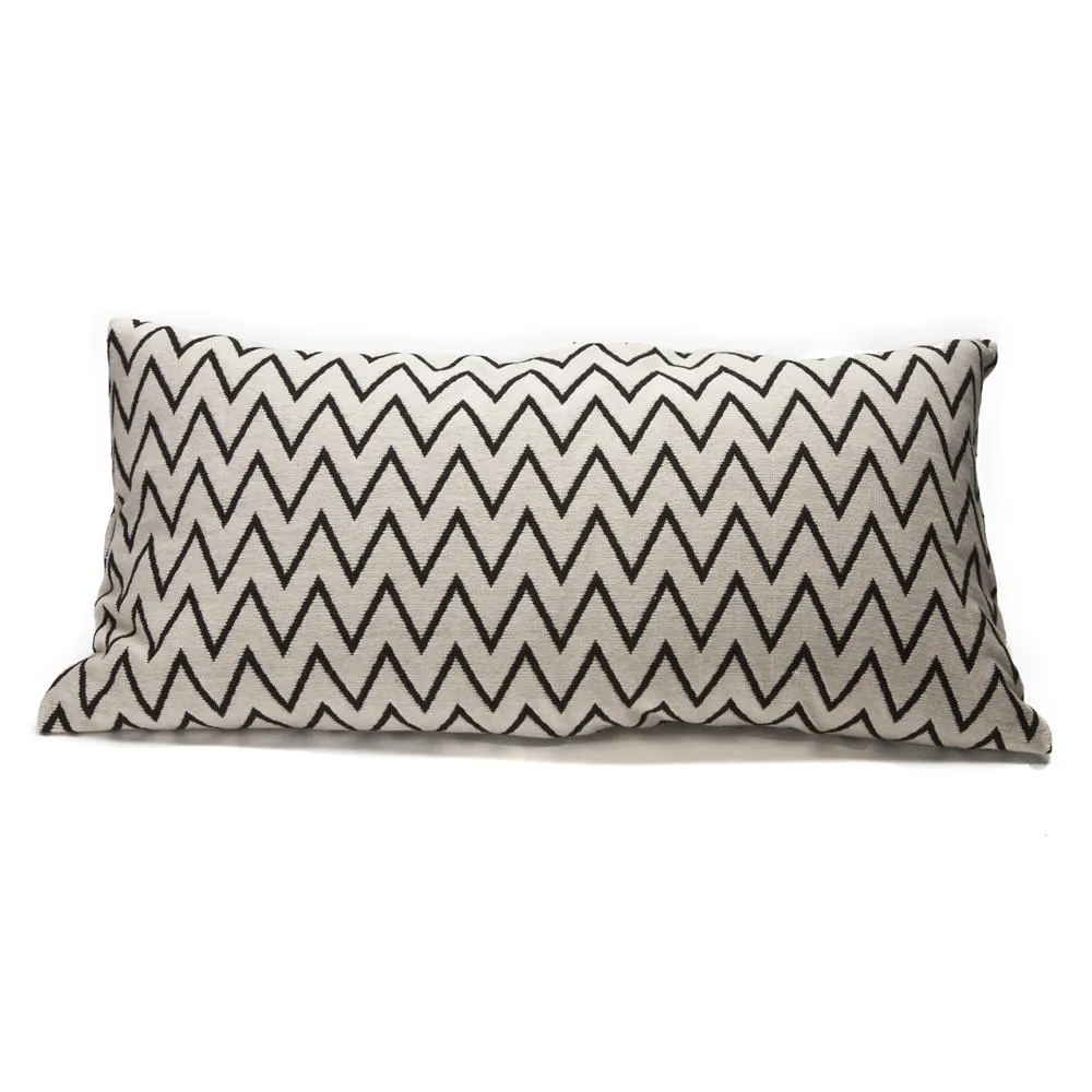 Housse de coussin Zigzag 30x60 cm, blanc Ørskov