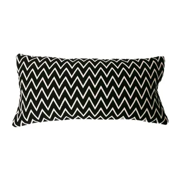 Housse de coussin Zigzag 30x60 cm - noir - Ørskov