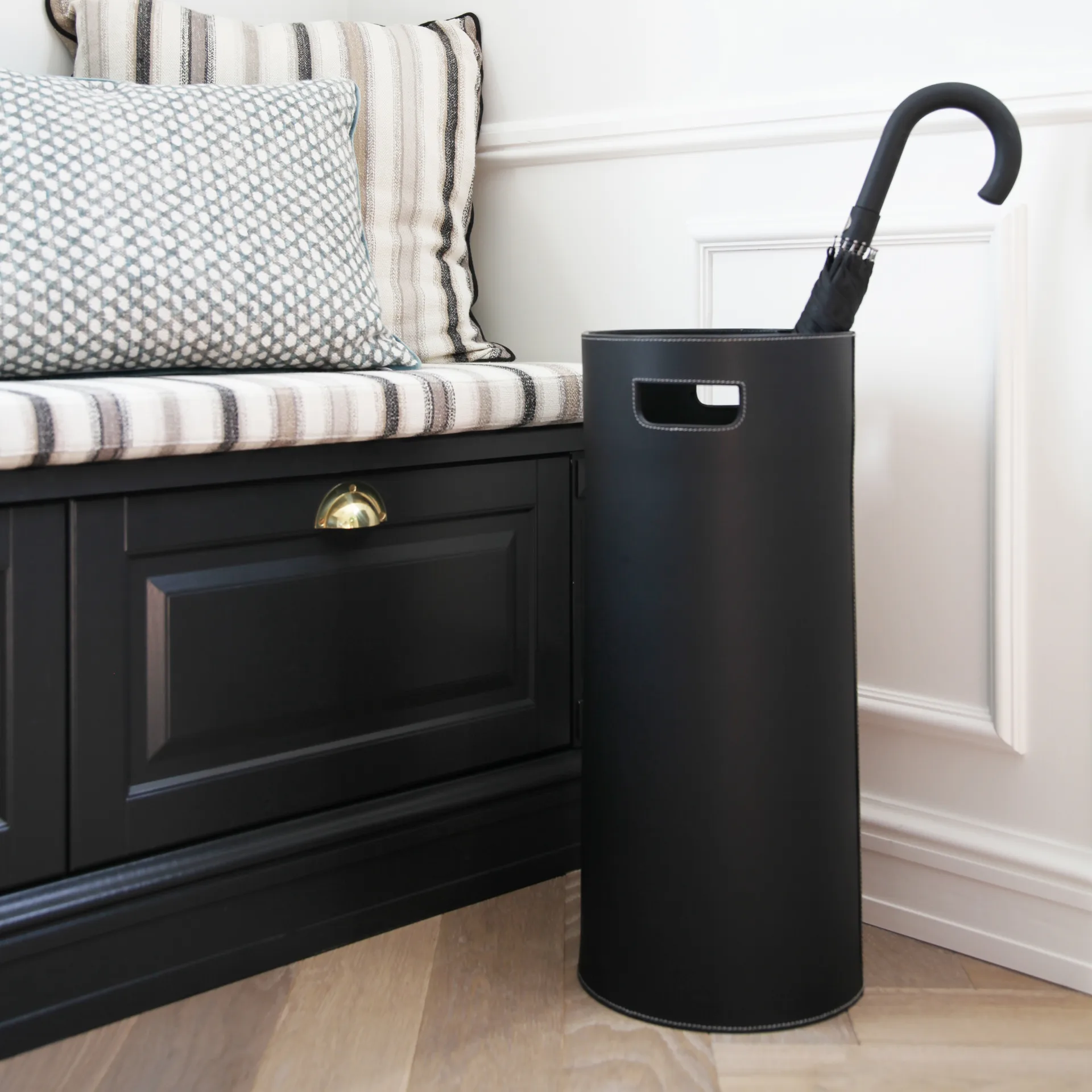 Porte-parapluie Ørskov, noir avec points blancs Ørskov