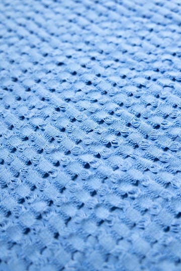 Couverture en coton Stockholm 130x180 cm - Bleu millénaire - Rug Solid