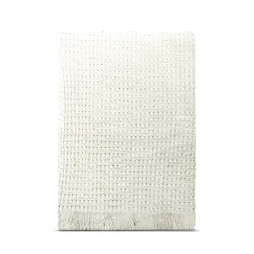 Couverture en coton Stockholm 130x180 cm - Champagne beige - Rug Solid