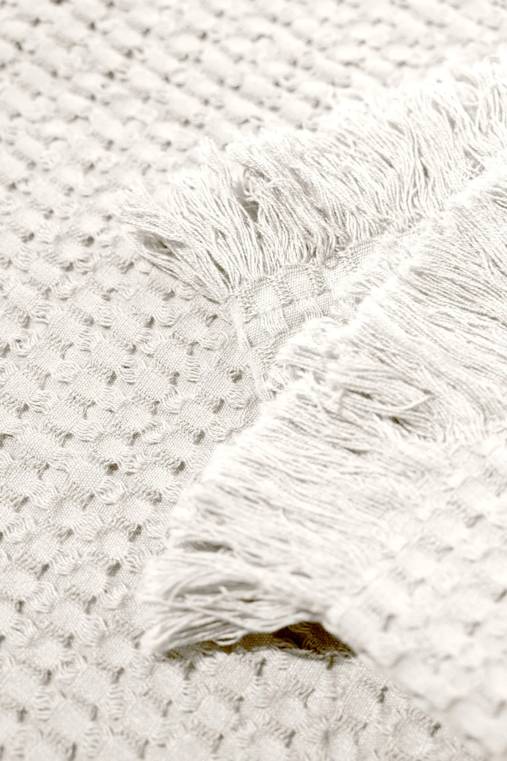 Couverture en coton Stockholm 130x180 cm, Champagne beige Rug Solid