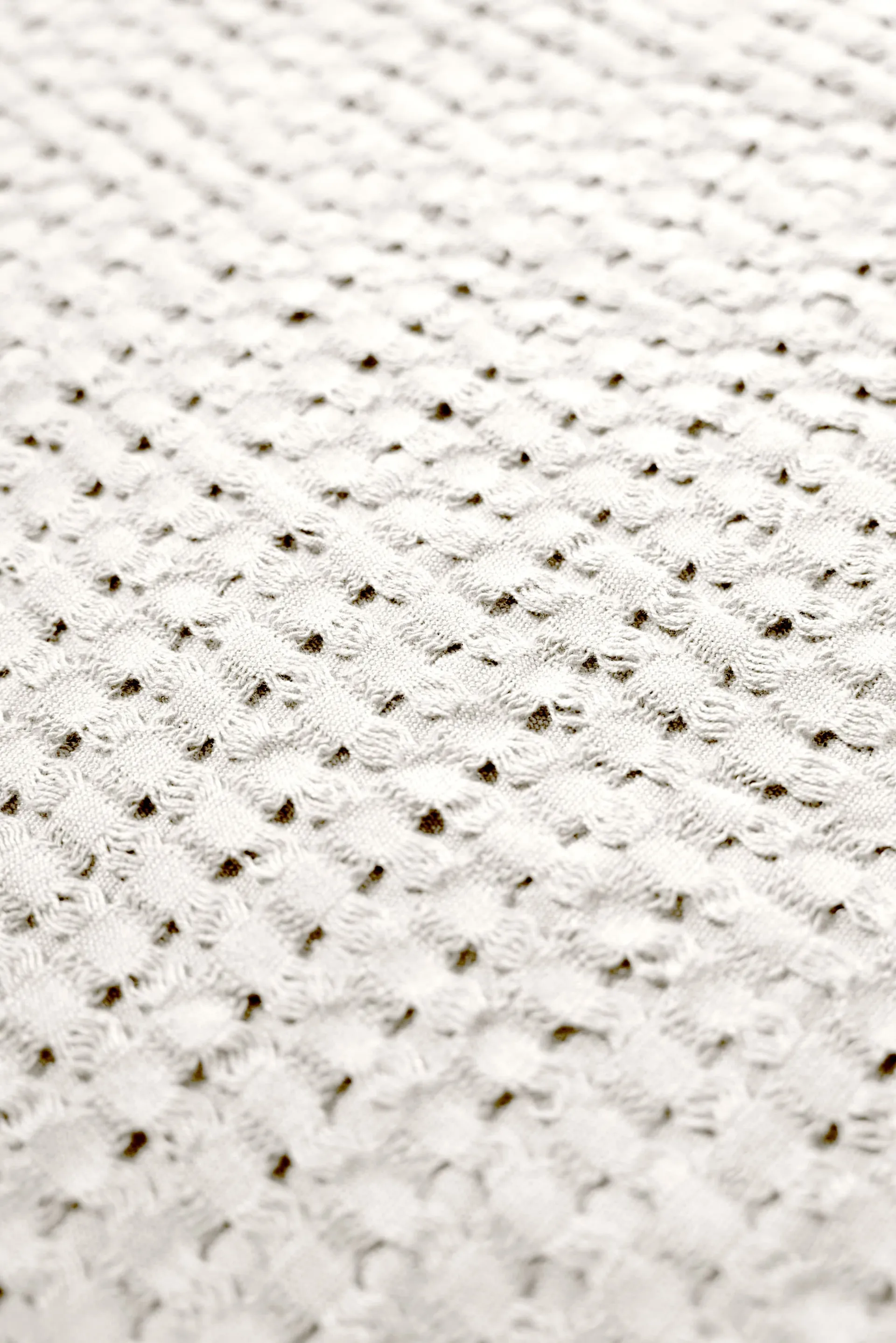 Couverture en coton Stockholm 130x180 cm, Champagne beige Rug Solid