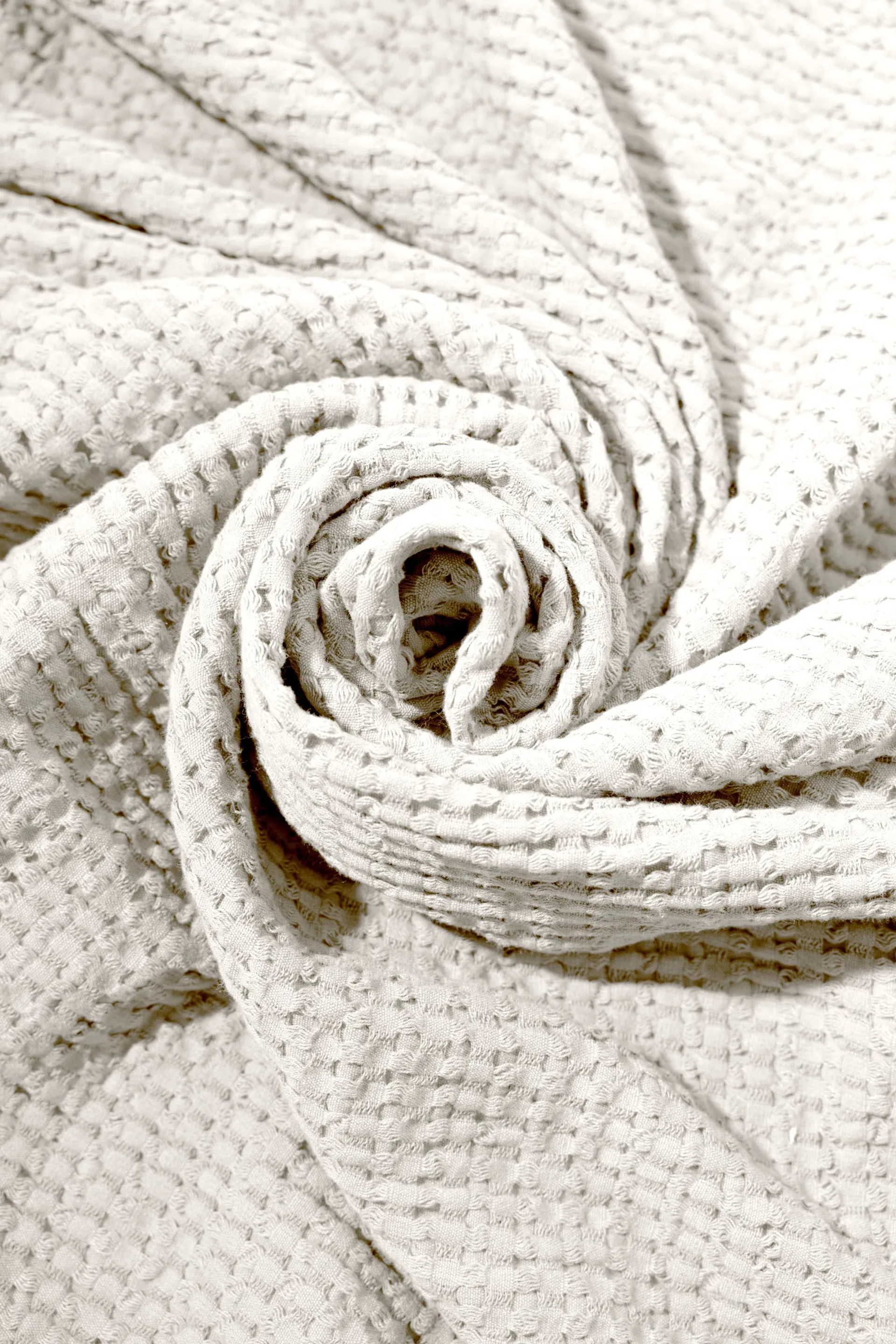 Couverture en coton Stockholm 130x180 cm, Champagne beige Rug Solid