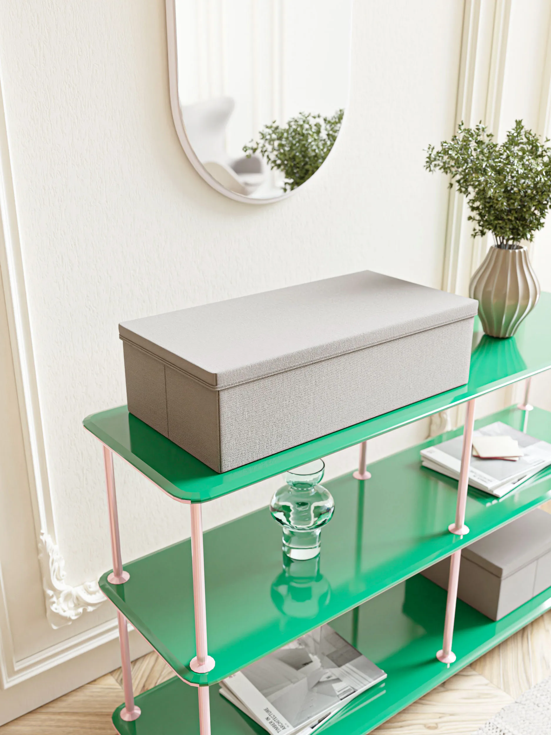 Rug Solid organizer 60x15x30 cm, Sand Rug Solid