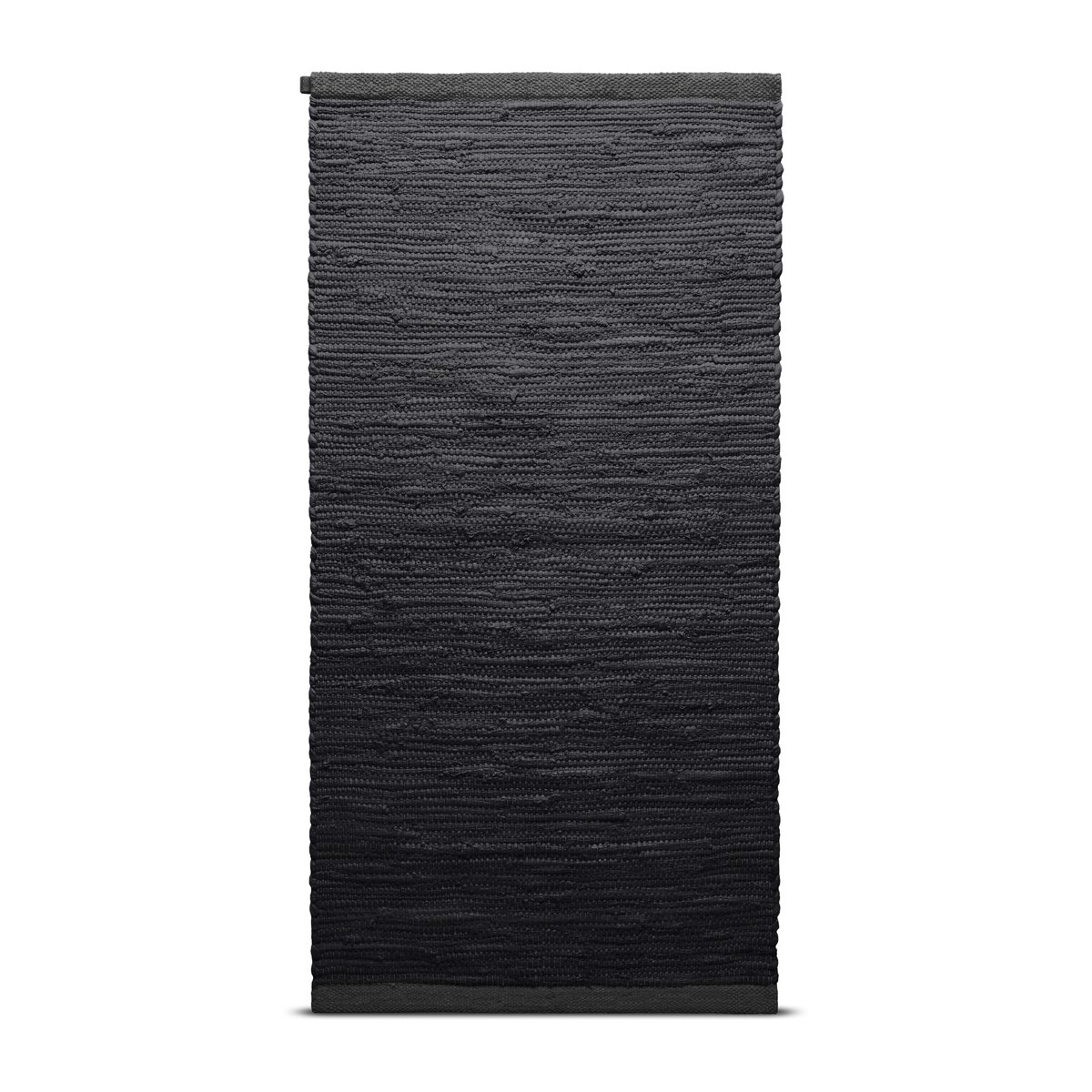 Rug Solid Tapis Cotton 140x200cm Charcoal