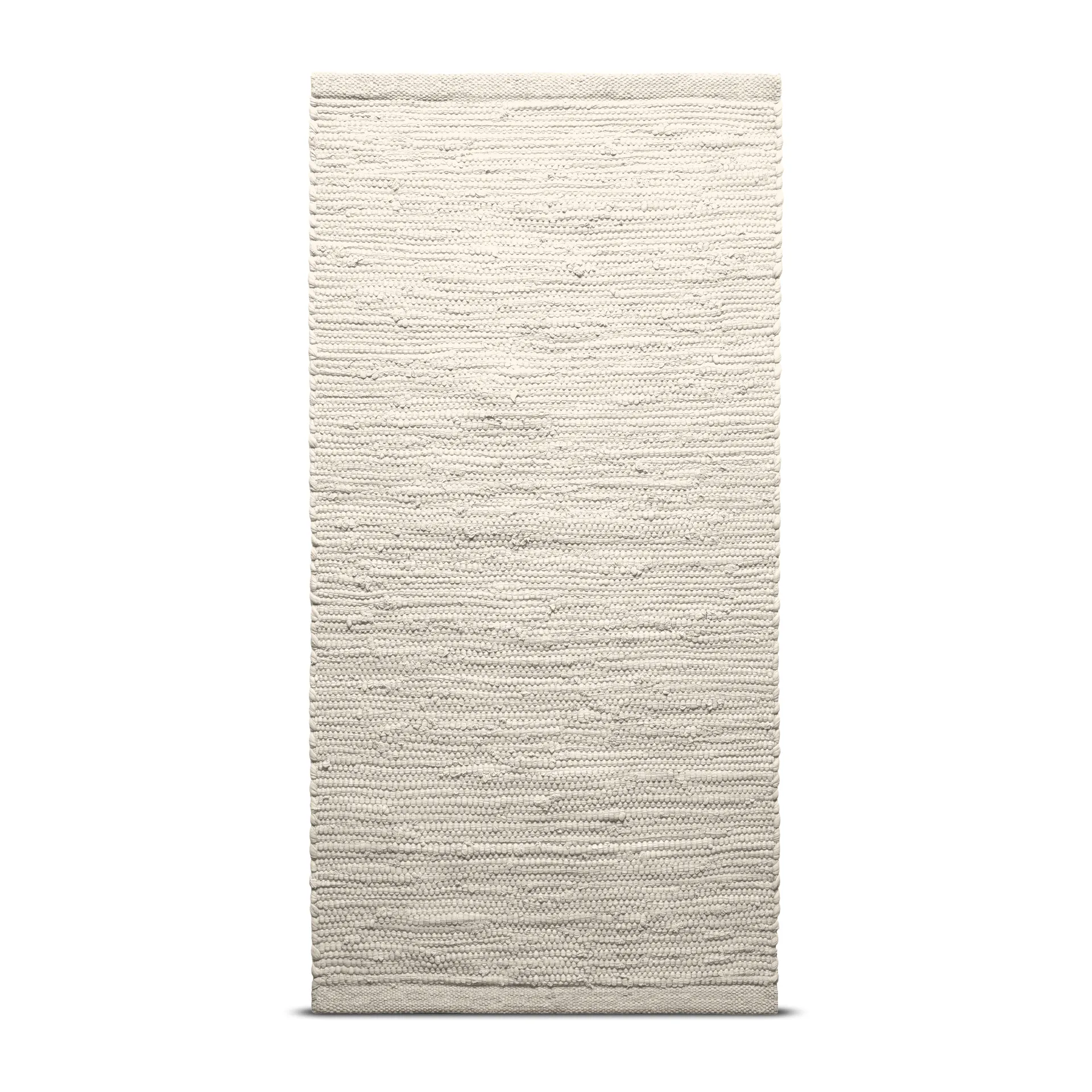 Tapis Cotton 140x200cm, desert white (blanc) Rug Solid