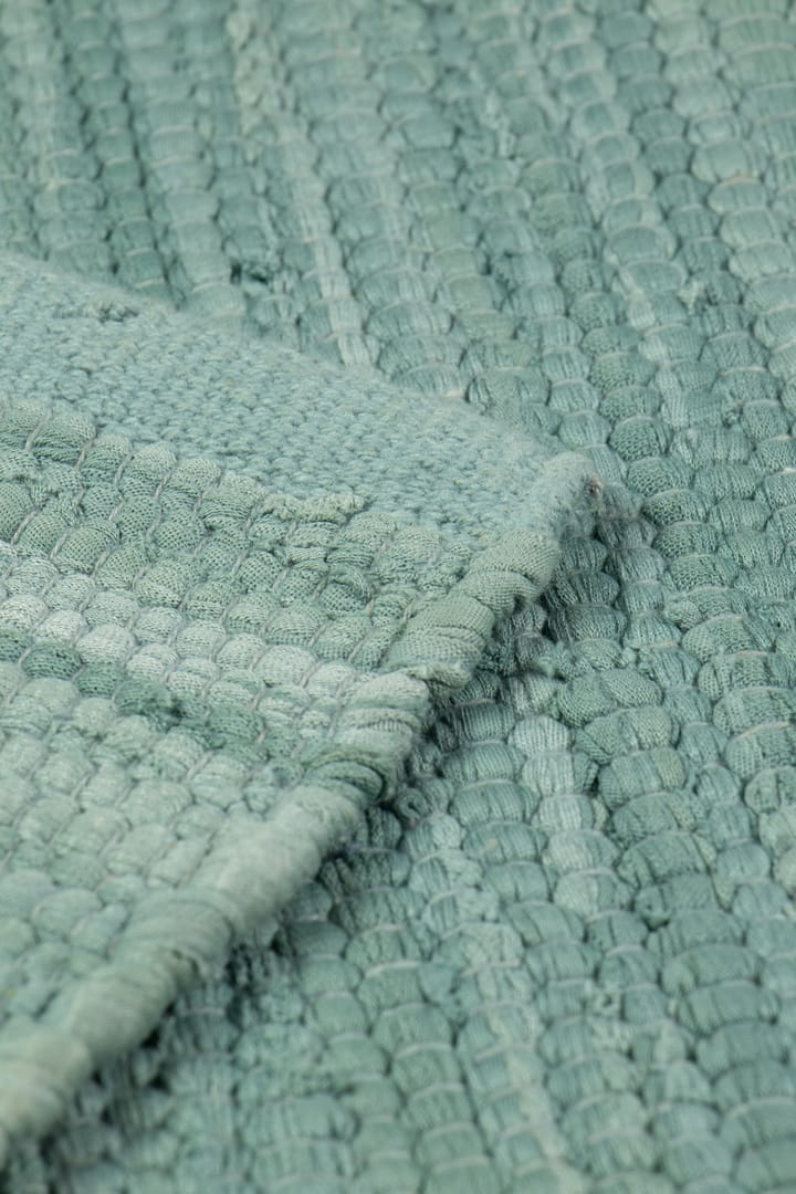 Tapis Cotton 140x200cm, Dusty jade (menthe) Rug Solid