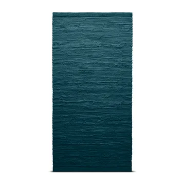 Tapis Cotton 140x200cm - Petroleum (bleu pétrole) - Rug Solid